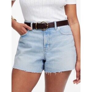 Madewell NWT The Curvy Perfect Vintage Jean Short Size 33 in Foster Wash